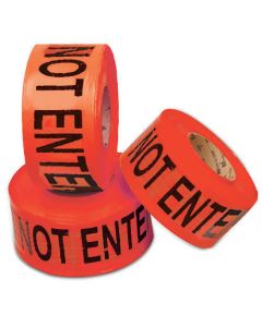 Barricade Tape - 3 mil Red - DANGER  Do Not Enter