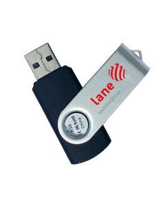 8GB USB Domed Rotate Flash Drive