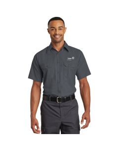 Red Kap -  Short Sleeve Solid Ripstop Shirt