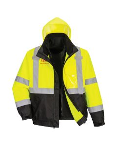 Portwest - Hi-Vis Premium 3-in-1 Bomber Jacket