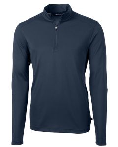 Cutter & Buck - Mens Virtue Eco Pique Recycled Quarter-Zip Pullover