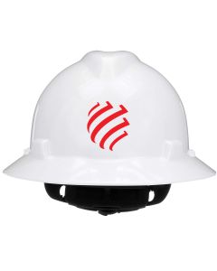 Lane Construction - MSA vGard Full Brim Hat with Ratchet Suspension - White